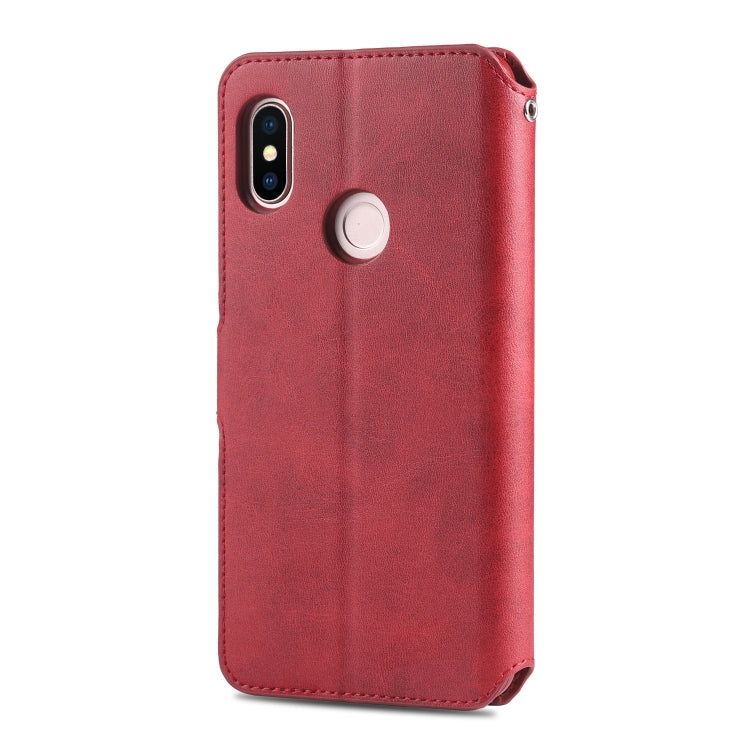 For Xiaomi Redmi Note 5 AZNS Calf Texture Magnetic Horizontal Flip PU Leather Case with Holder & Card Slots & Photo Frame