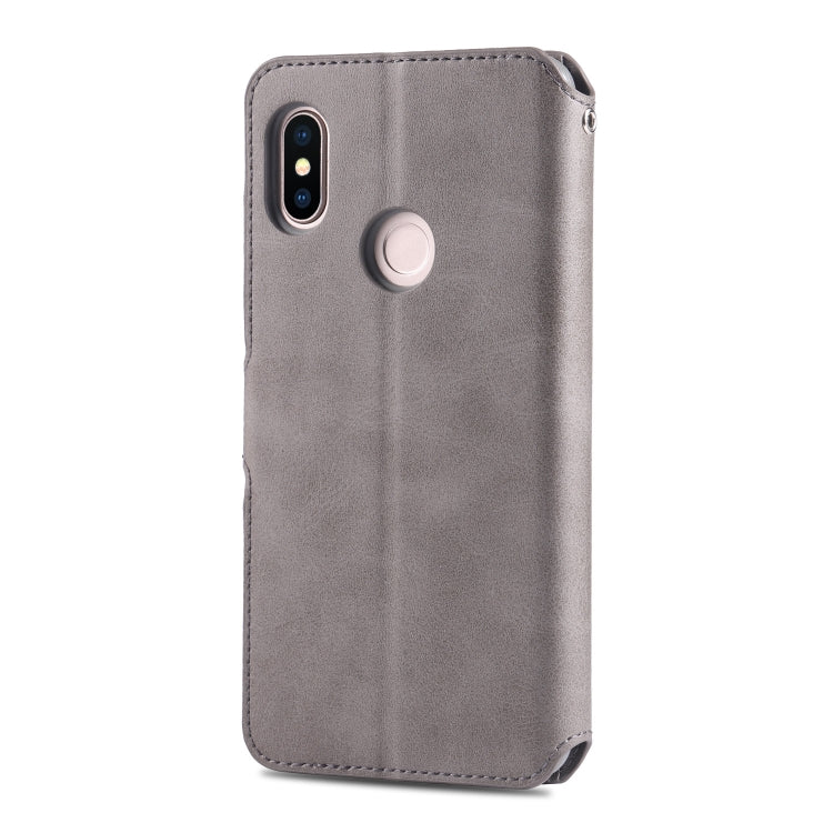 For Xiaomi Redmi Note 5 AZNS Calf Texture Magnetic Horizontal Flip PU Leather Case with Holder & Card Slots & Photo Frame