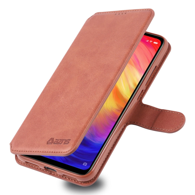For Xiaomi Redmi Note7 AZNS Calf Texture Magnetic Horizontal Flip PU Leather Case with Holder & Card Slots & Photo Frame