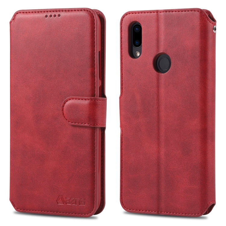 For Xiaomi Redmi Note7 AZNS Calf Texture Magnetic Horizontal Flip PU Leather Case with Holder & Card Slots & Photo Frame