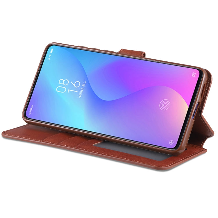 For Xiaomi Redmi K20 / K20 Pro AZNS Calf Texture Magnetic Horizontal Flip PU Leather Case with Holder & Card Slots & Photo Frame