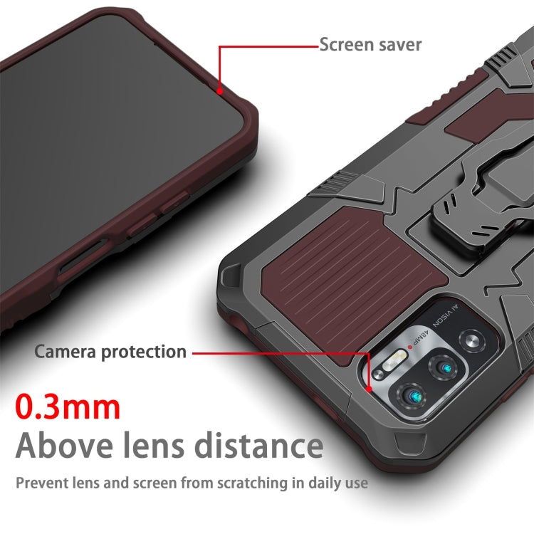For Xiaomi Redmi Note 10 5G Armor Warrior Shockproof PC + TPU Protective Case
