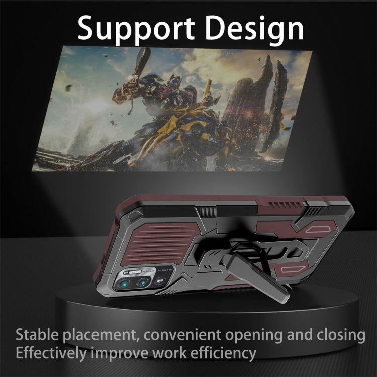 For Xiaomi Redmi Note 10 5G Armor Warrior Shockproof PC + TPU Protective Case