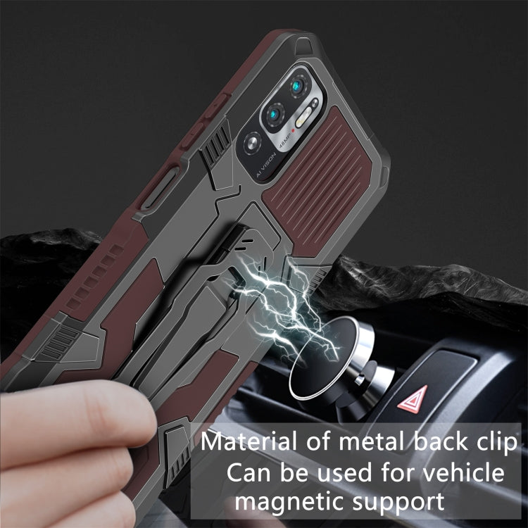 For Xiaomi Redmi Note 10 5G Armor Warrior Shockproof PC + TPU Protective Case