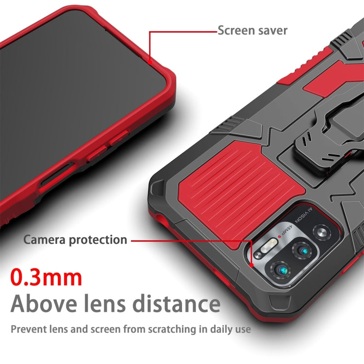 For Xiaomi Redmi Note 10 5G Armor Warrior Shockproof PC + TPU Protective Case