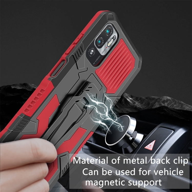 For Xiaomi Redmi Note 10 5G Armor Warrior Shockproof PC + TPU Protective Case