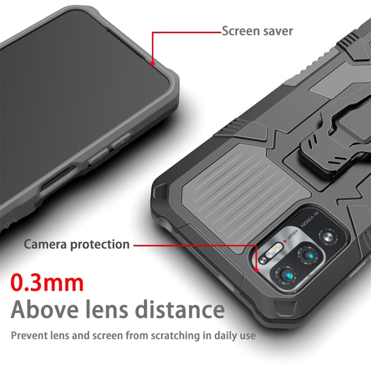 For Xiaomi Redmi Note 10 5G Armor Warrior Shockproof PC + TPU Protective Case