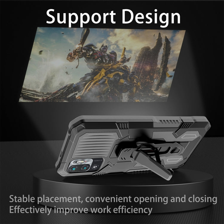 For Xiaomi Redmi Note 10 5G Armor Warrior Shockproof PC + TPU Protective Case