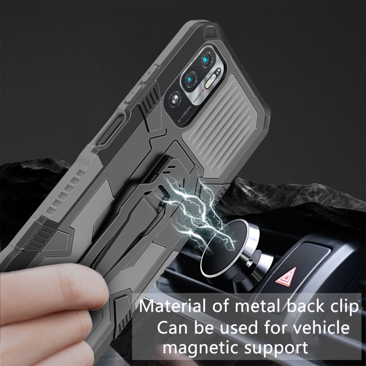 For Xiaomi Redmi Note 10 5G Armor Warrior Shockproof PC + TPU Protective Case