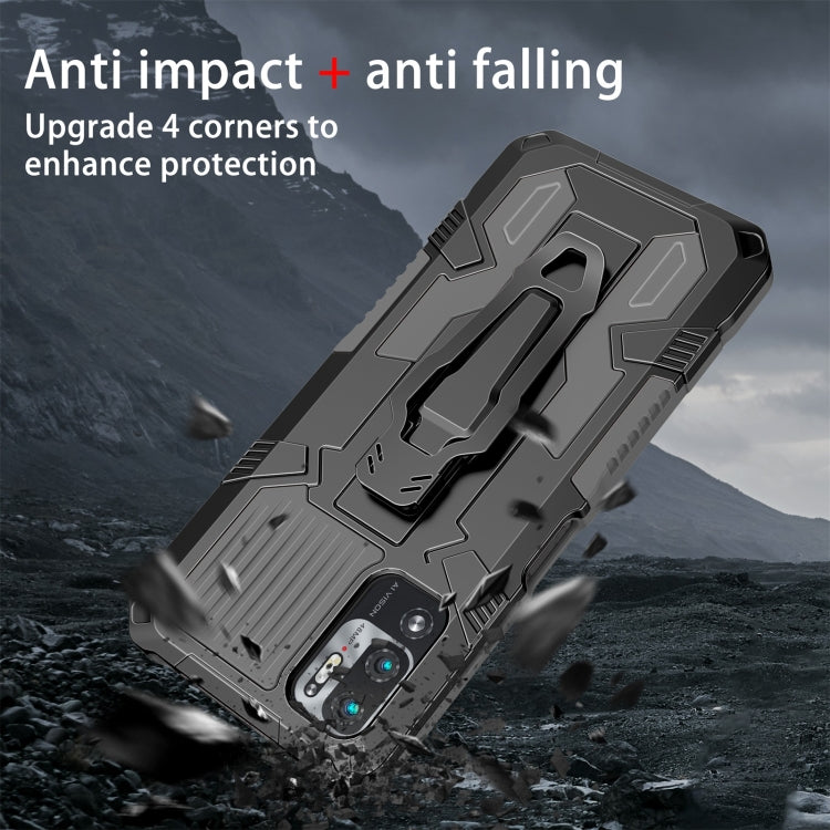 For Xiaomi Redmi Note 10 5G Armor Warrior Shockproof PC + TPU Protective Case