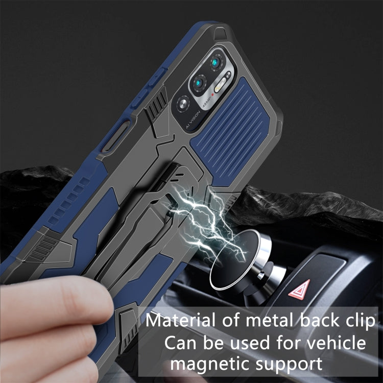 For Xiaomi Redmi Note 10 5G Armor Warrior Shockproof PC + TPU Protective Case