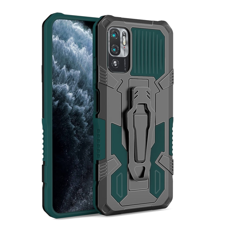 For Xiaomi Redmi Note 10 5G Armor Warrior Shockproof PC + TPU Protective Case