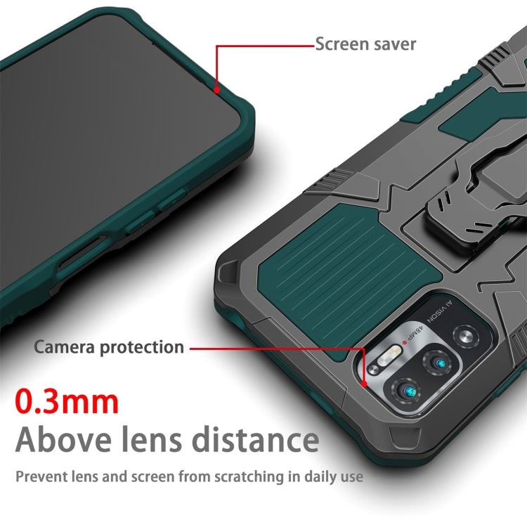 For Xiaomi Redmi Note 10 5G Armor Warrior Shockproof PC + TPU Protective Case