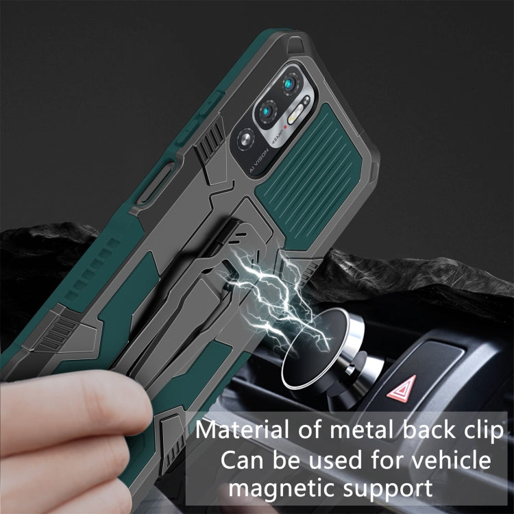 For Xiaomi Redmi Note 10 5G Armor Warrior Shockproof PC + TPU Protective Case