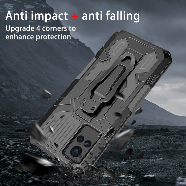 For vivo V21 Armor Warrior Shockproof PC + TPU Protective Case