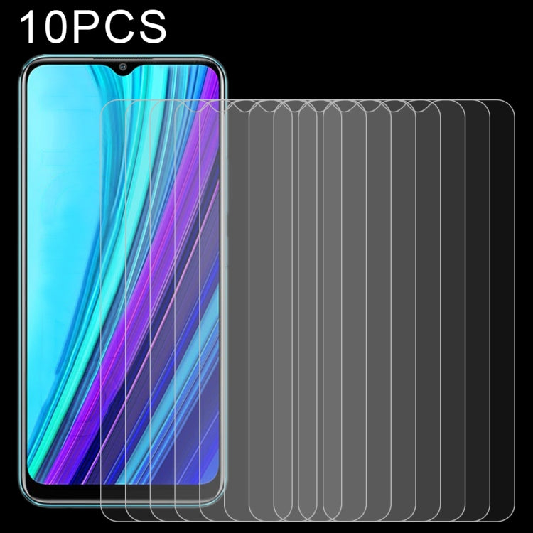 For OPPO Realme Narzo 30A / Narzo 20A / Narzo 20 10 PCS 0.26mm 9H 2.5D Tempered Glass Film
