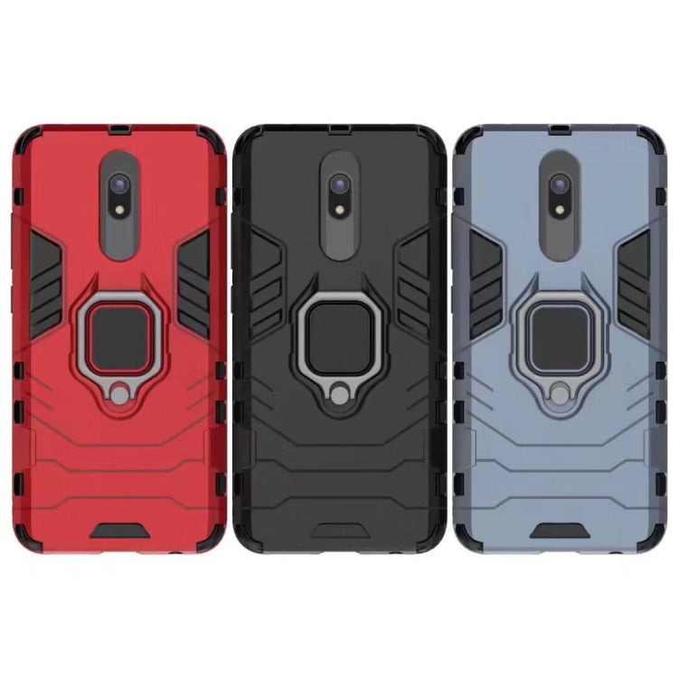 For Xiaomi Redmi 8 / 8A Shockproof PC + TPU Case with Magnetic Ring Holder