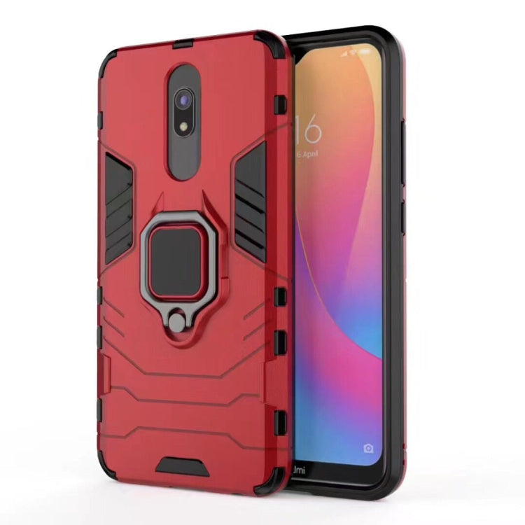 For Xiaomi Redmi 8 / 8A Shockproof PC + TPU Case with Magnetic Ring Holder