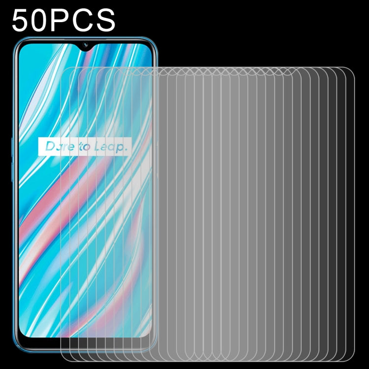 For OPPO Realme V11 5G 50 PCS 0.26mm 9H 2.5D Tempered Glass Film