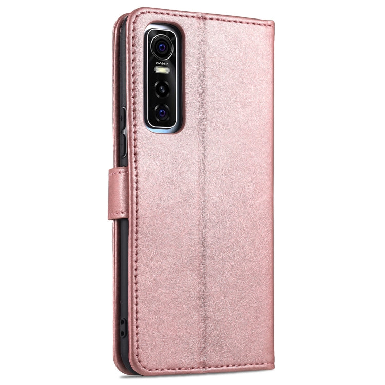 For vivo Y73s / S7e AZNS Skin Feel Calf Texture Horizontal Flip Leather Case with Card Slots & Holder & Wallet