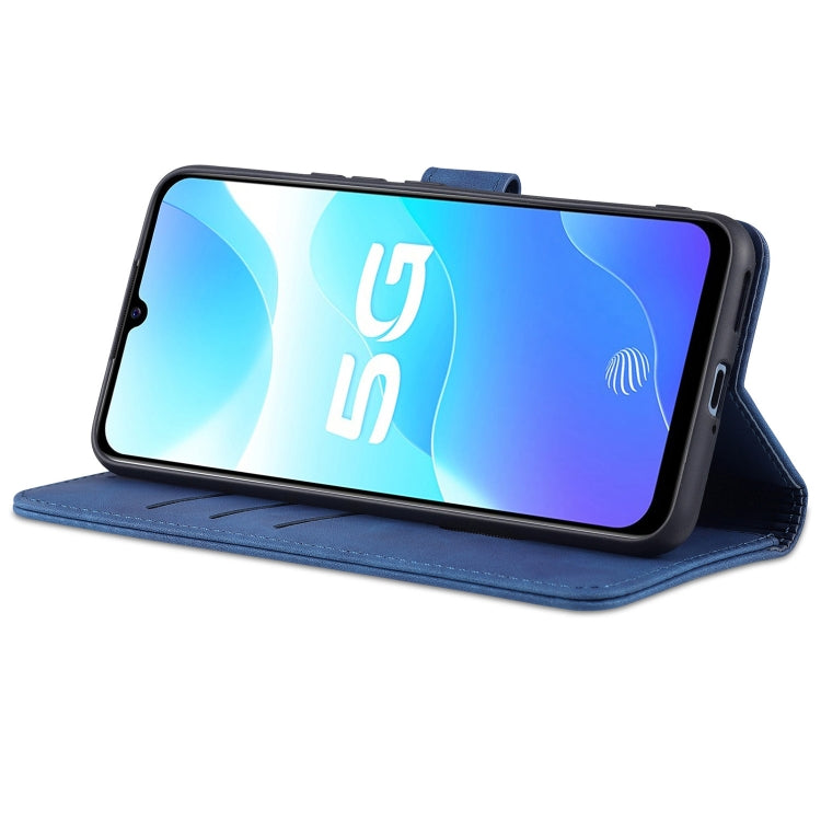 For vivo Y73s / S7e AZNS Skin Feel Calf Texture Horizontal Flip Leather Case with Card Slots & Holder & Wallet