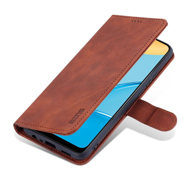 For OPPO A15 / A35 4G AZNS Skin Feel Calf Texture Horizontal Flip Leather Case with Card Slots & Holder & Wallet