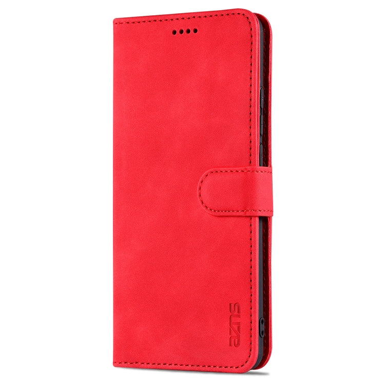 For OPPO A15 / A35 4G AZNS Skin Feel Calf Texture Horizontal Flip Leather Case with Card Slots & Holder & Wallet