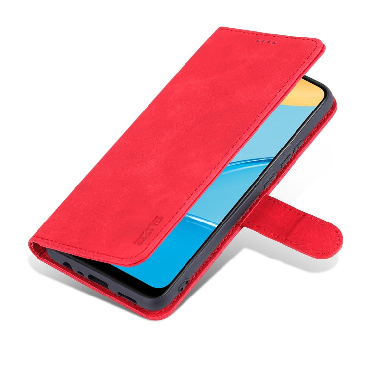 For OPPO A15 / A35 4G AZNS Skin Feel Calf Texture Horizontal Flip Leather Case with Card Slots & Holder & Wallet