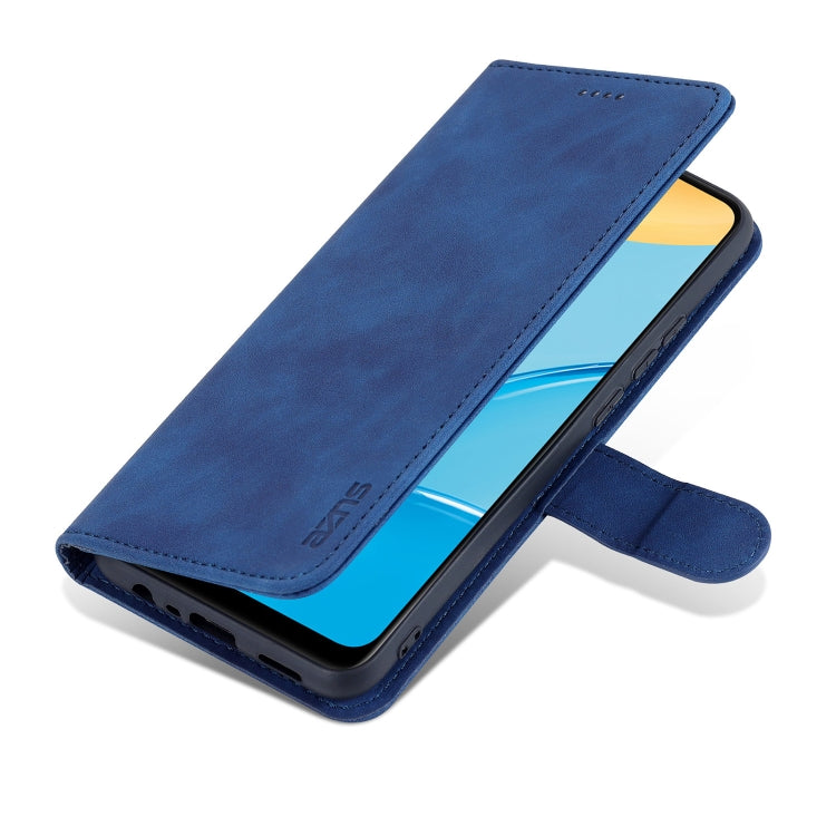 For OPPO A15 / A35 4G AZNS Skin Feel Calf Texture Horizontal Flip Leather Case with Card Slots & Holder & Wallet