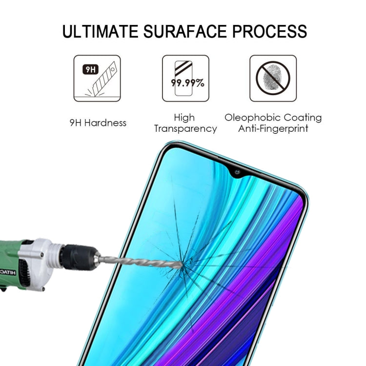 For OPPO Realme Narzo 30A / Narzo 20A / Narzo 20 Full Glue Full Cover Screen Protector Tempered Glass Film