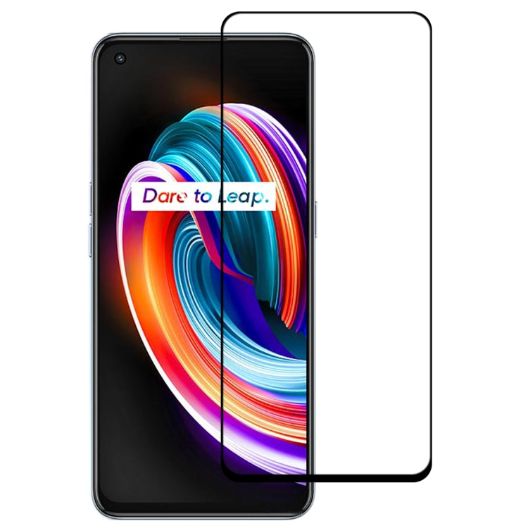 For OPPO Realme Q3 Pro Carnival / Q3 Pro 5G Full Glue Full Cover Screen Protector Tempered Glass Film