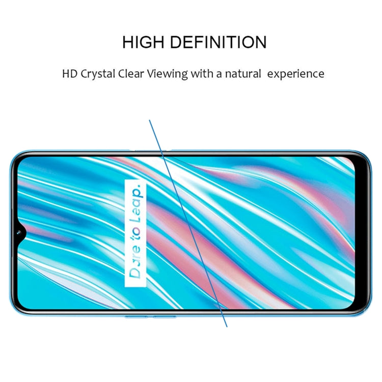 For OPPO Realme V11 5G 25 PCS Full Glue Full Screen Tempered Glass Film