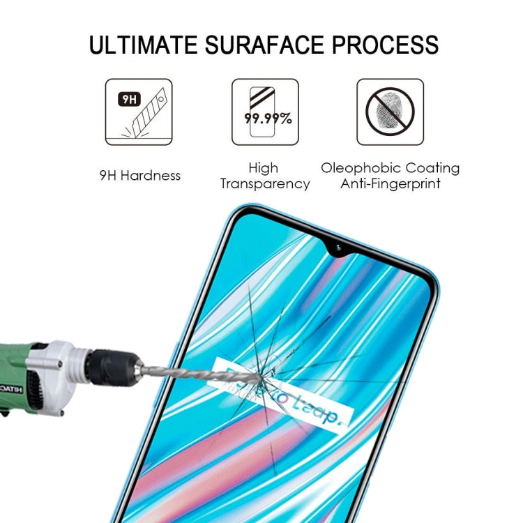 For OPPO Realme V11 5G 25 PCS Full Glue Full Screen Tempered Glass Film