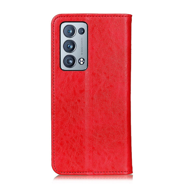 For OPPO Reno6 Pro+ 5G Magnetic Crazy Horse Texture Horizontal Flip Leather Case with Holder & Card Slots & Wallet