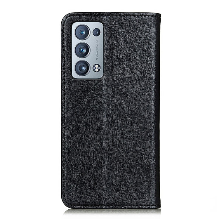 For OPPO Reno6 Pro+ 5G Magnetic Crazy Horse Texture Horizontal Flip Leather Case with Holder & Card Slots & Wallet