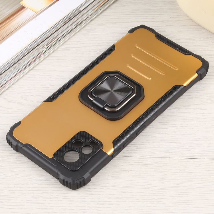 For vivo V20 Fierce Warrior Series Armor All-inclusive Shockproof Aluminum Alloy + TPU Protective Case with Ring Holder