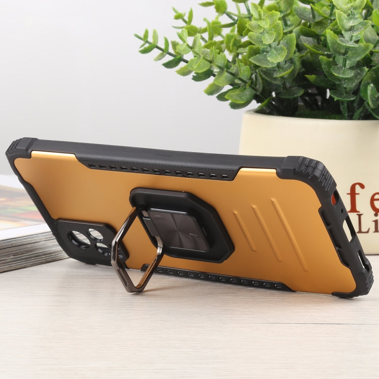 For vivo V20 Fierce Warrior Series Armor All-inclusive Shockproof Aluminum Alloy + TPU Protective Case with Ring Holder