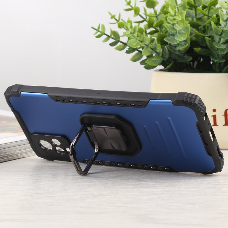 For vivo V20 Fierce Warrior Series Armor All-inclusive Shockproof Aluminum Alloy + TPU Protective Case with Ring Holder