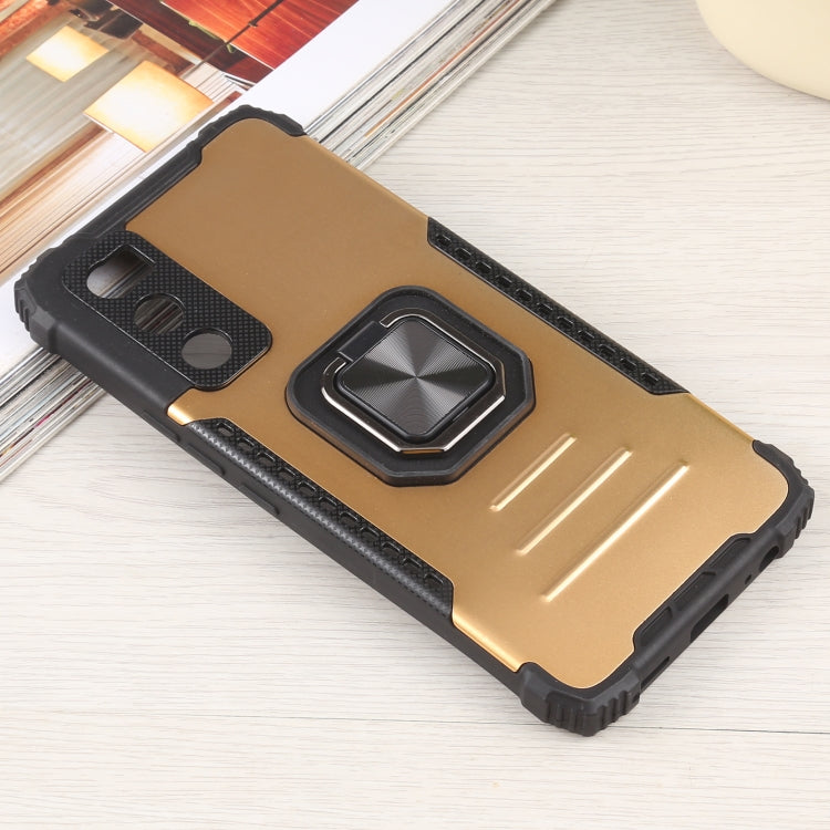 For vivo V20 SE Fierce Warrior Series Armor All-inclusive Shockproof Aluminum Alloy + TPU Protective Case with Ring Holder