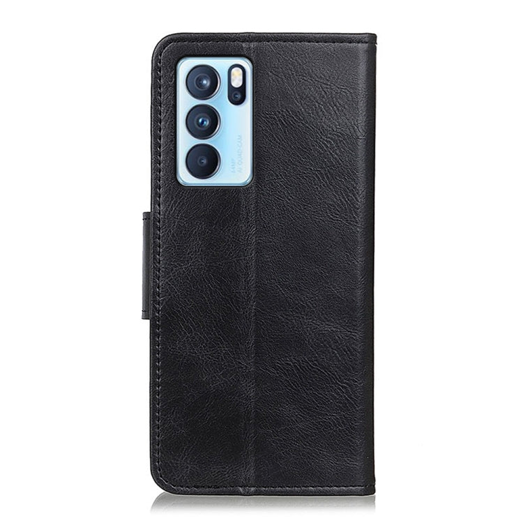 For OPPO Reno6 Pro 5G Mirren Crazy Horse Texture Horizontal Flip Leather Case with Holder & Card Slots & Wallet