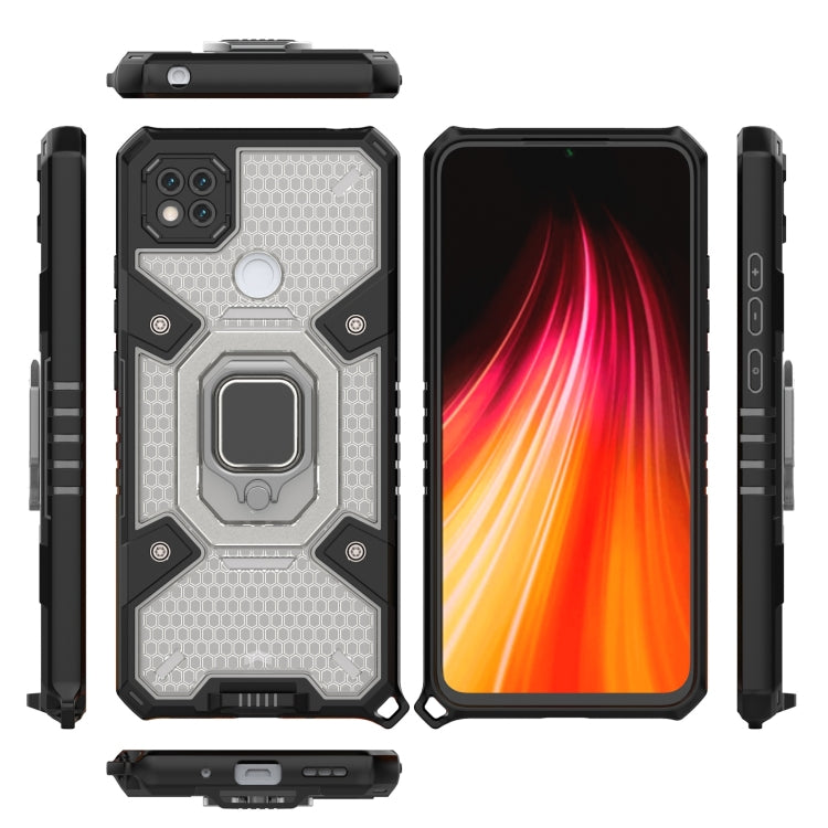 For Xiaomi Redmi 9C Space PC+TPU Ring Holder Protective Case