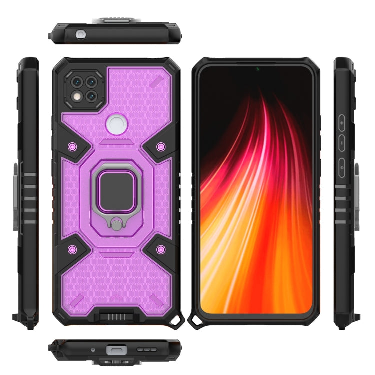 For Xiaomi Redmi 9C Space PC+TPU Ring Holder Protective Case