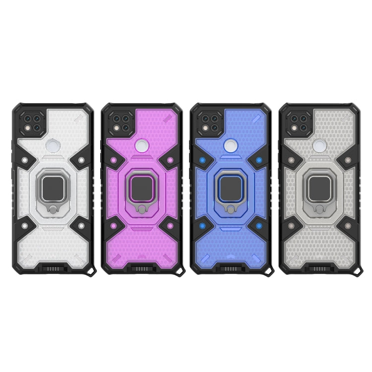 For Xiaomi Redmi 9C Space PC+TPU Ring Holder Protective Case