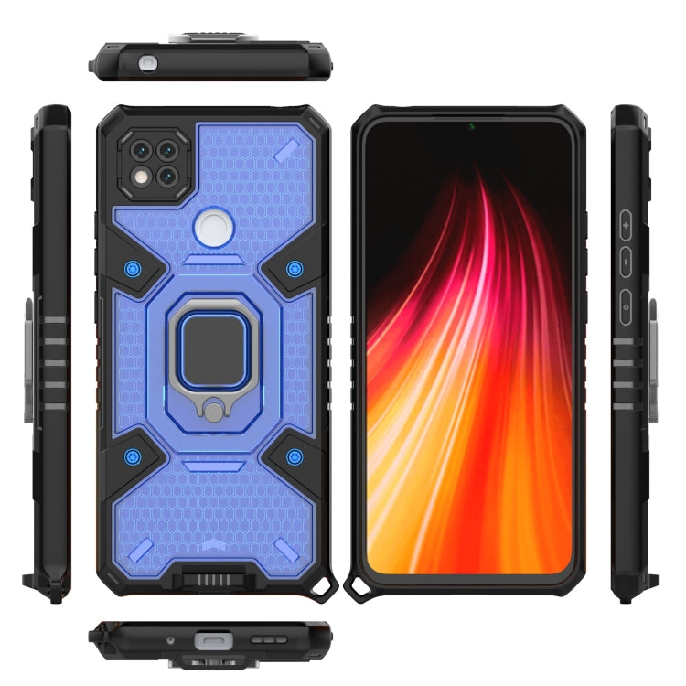 For Xiaomi Redmi 9C Space PC+TPU Ring Holder Protective Case