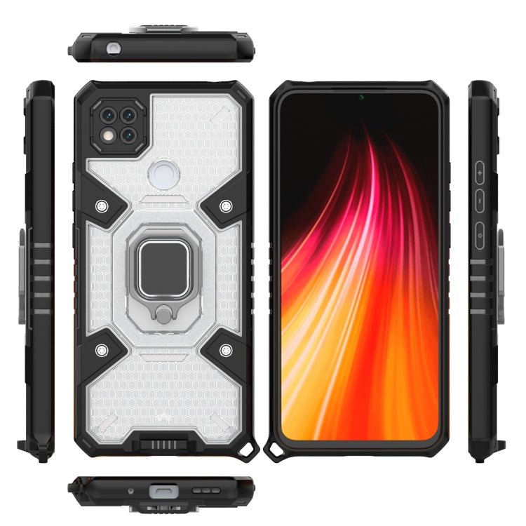 For Xiaomi Redmi 9C Space PC+TPU Ring Holder Protective Case