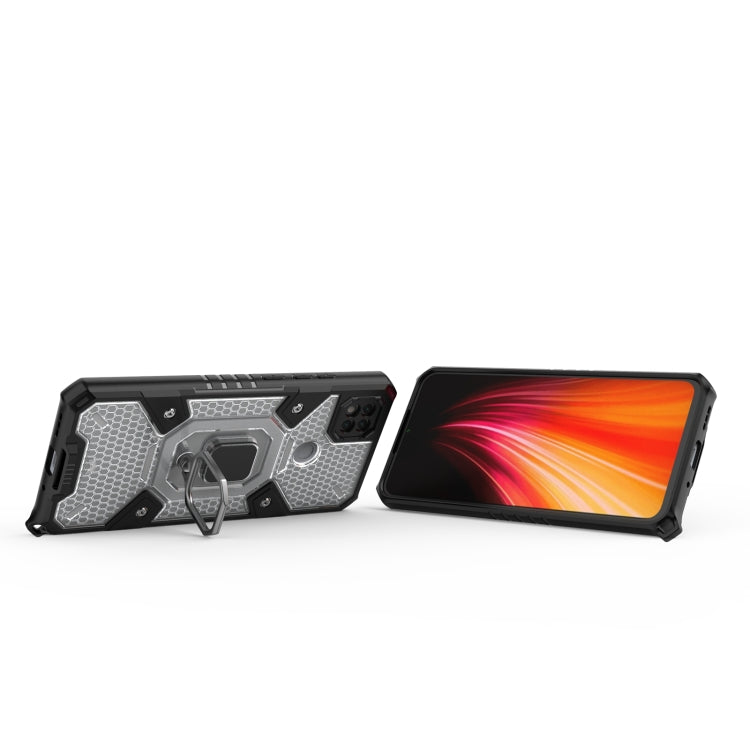 For Xiaomi Redmi 9C Space PC+TPU Ring Holder Protective Case