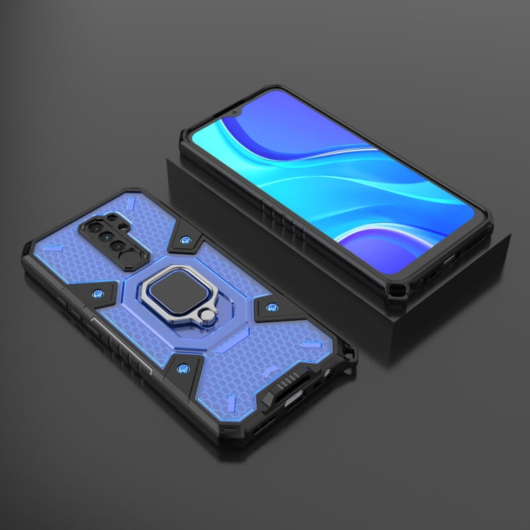 For Xiaomi Redmi 9 Space PC+TPU Ring Holder Protective Case