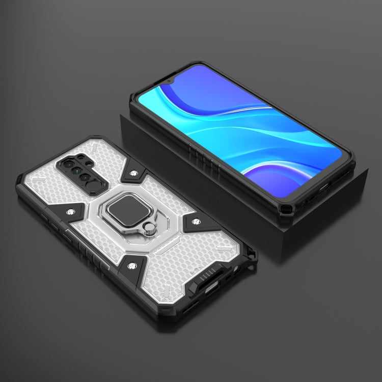 For Xiaomi Redmi 9 Space PC+TPU Ring Holder Protective Case