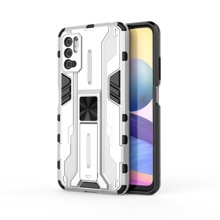 For Xiaomi Redmi Note 10 5G Supersonic PC + TPU Shock-proof Protective Case with Holder