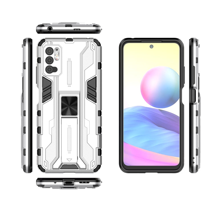 For Xiaomi Redmi Note 10 5G Supersonic PC + TPU Shock-proof Protective Case with Holder